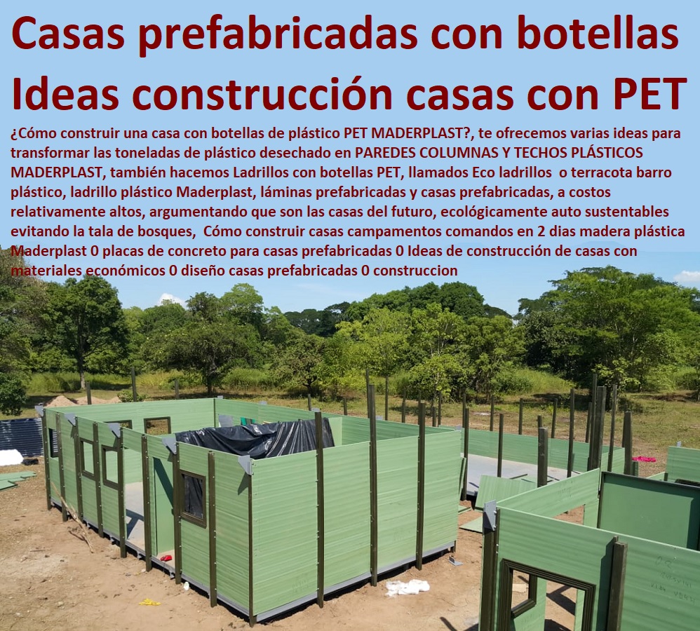 Cómo construir casas campamentos comandos en 2 dias madera plástica Maderplast 0 placas de concreto para casas prefabricadas 0 Ideas de construcción de casas con materiales económicos 0 diseño casas prefabricadas 0 construcción 0 Cómo construir casas campamentos comandos en 2 dias madera plástica Maderplast 0 placas de concreto para casas prefabricadas 0 Ideas de construcción de casas con materiales económicos 0 diseño casas prefabricadas 0 construcción 0